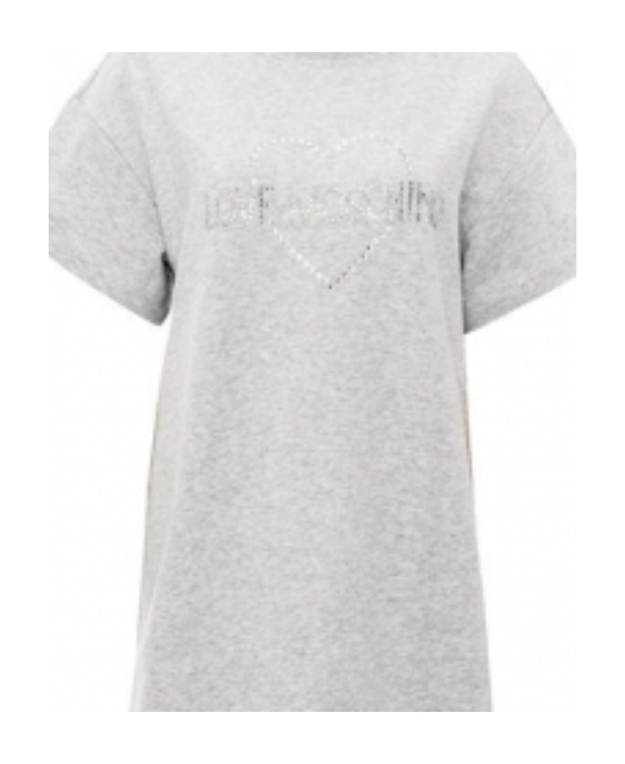 Moschino Printed Dress In White