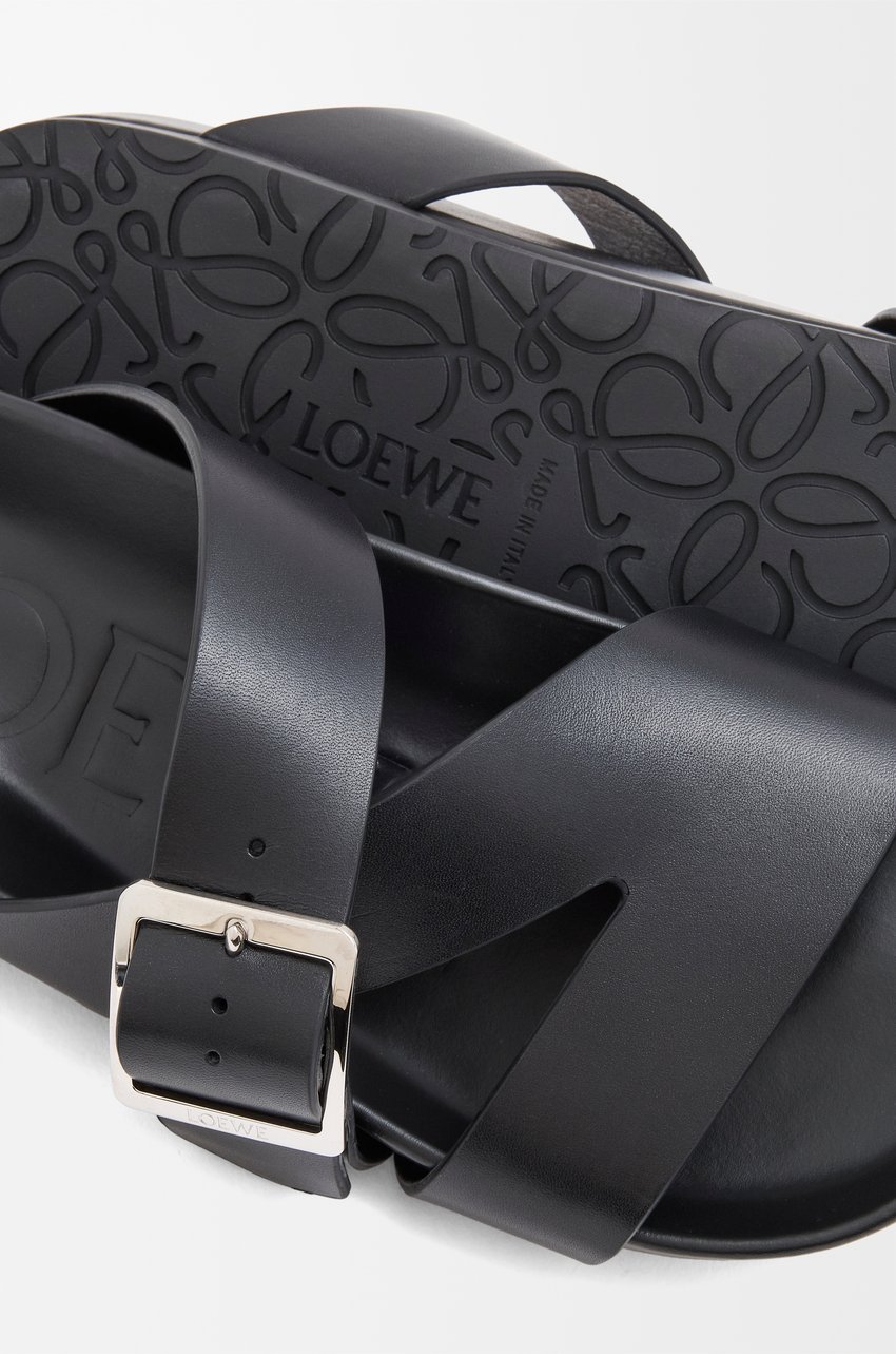 Loewe Slide Ease Buckle In Vegetable Tanned Calfskin