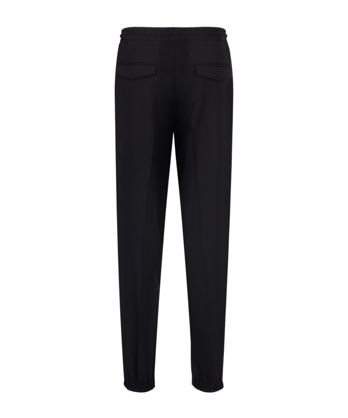 Dior Dark Blue Drawstring Sweatpants In Black