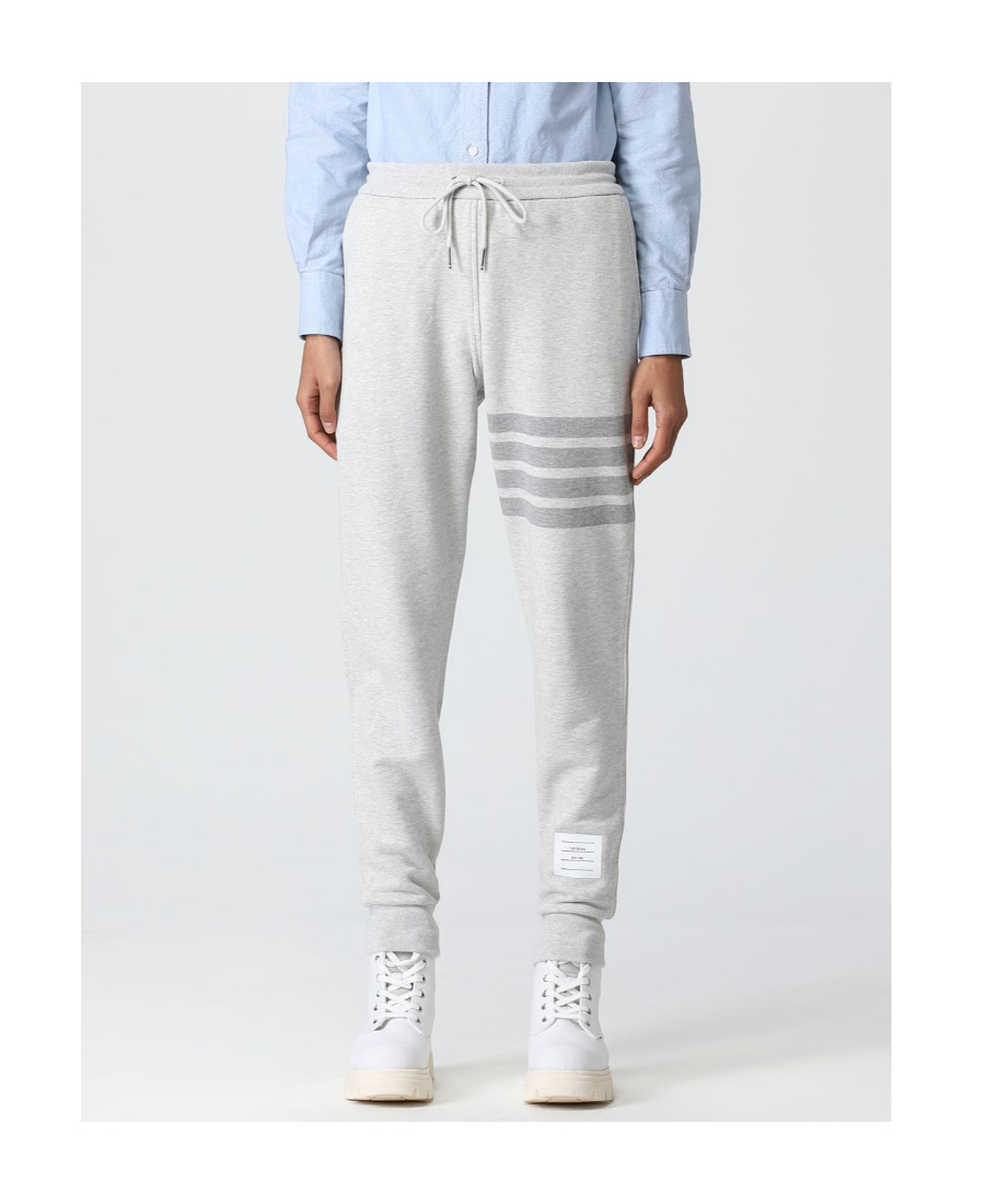 Thom Browne Signature 4-bar Stripe Track Pants In White