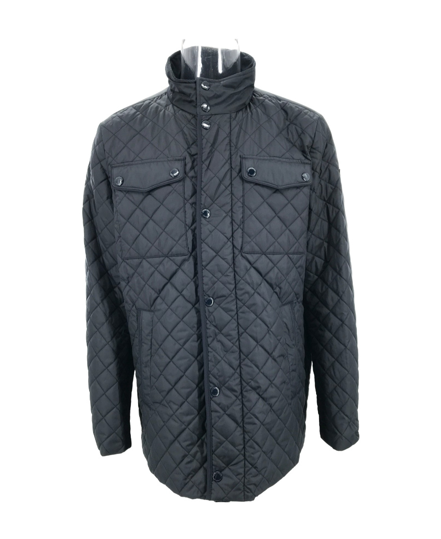 Paul & Shark Quilted Cotton Suit In Black