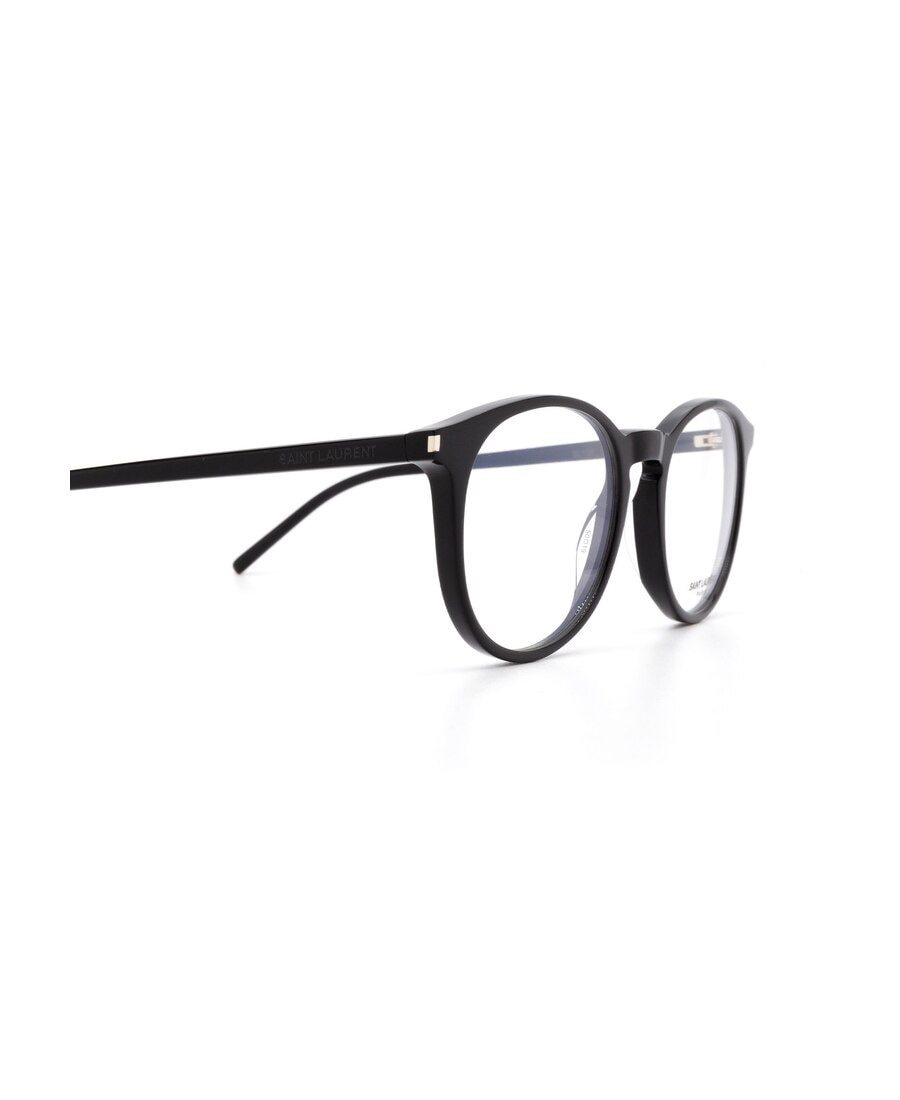 Saint Laurent Round Frame Glasses In Black