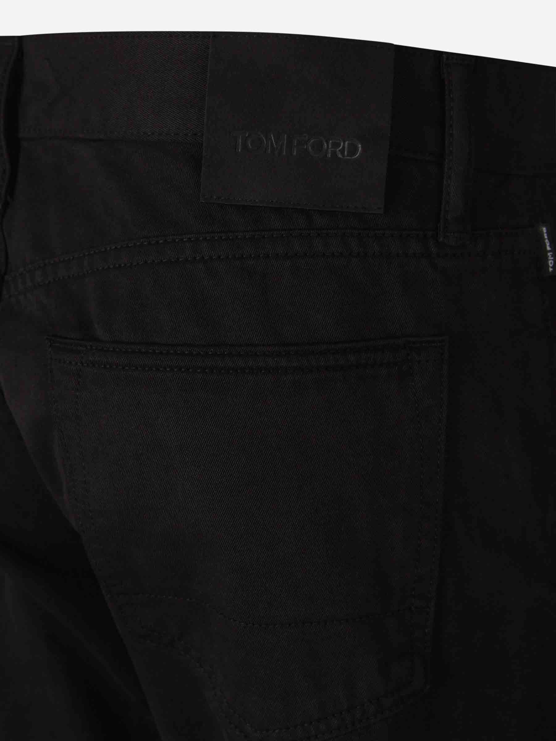 Tom Ford Belt-loop Jeans In Black