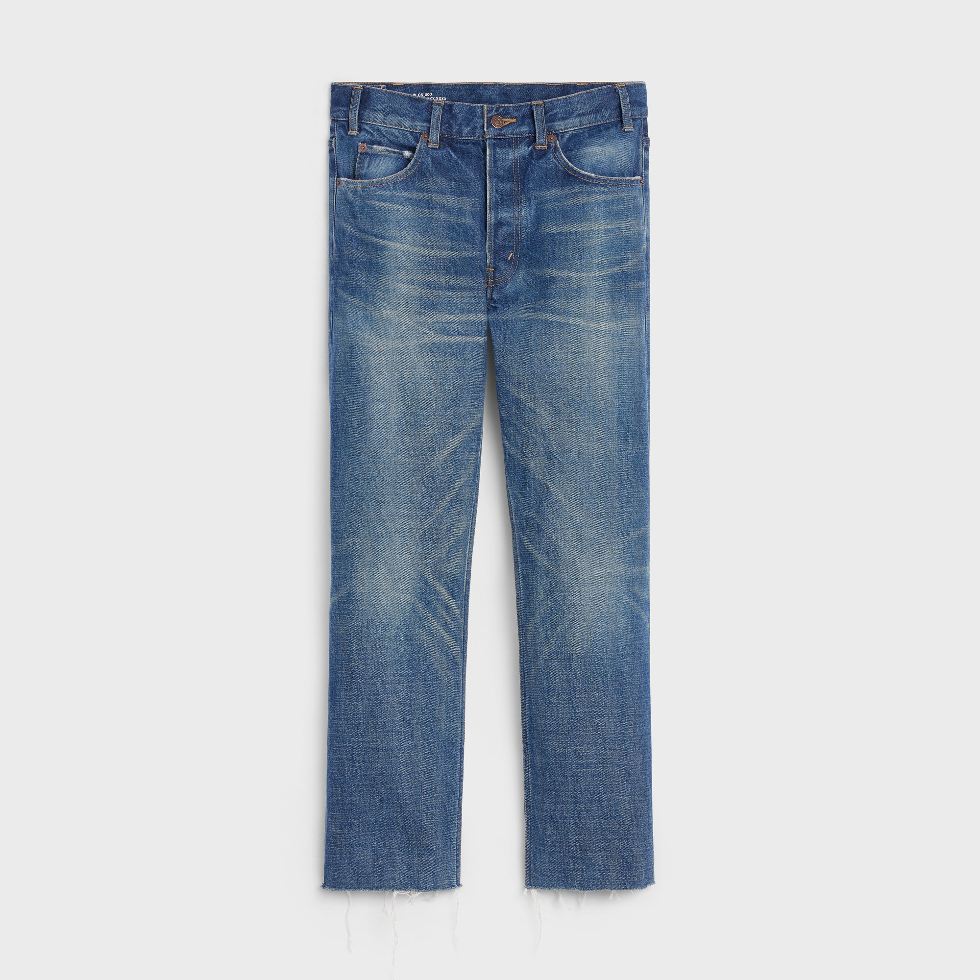 Celine Polly Straight-leg Cotton Jeans In Blue