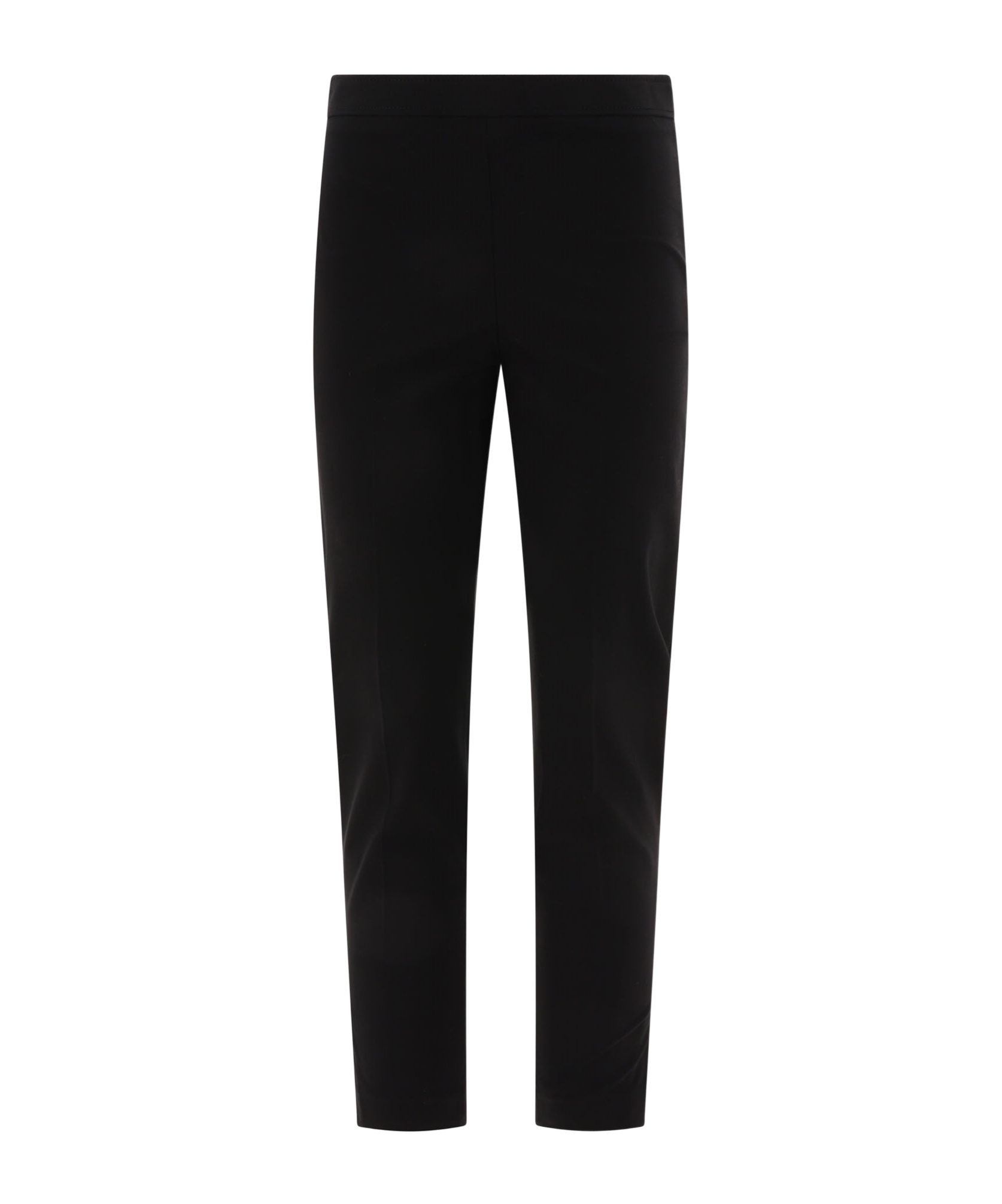 Brunello Cucinelli High-waisted Cropped Trousers In Black