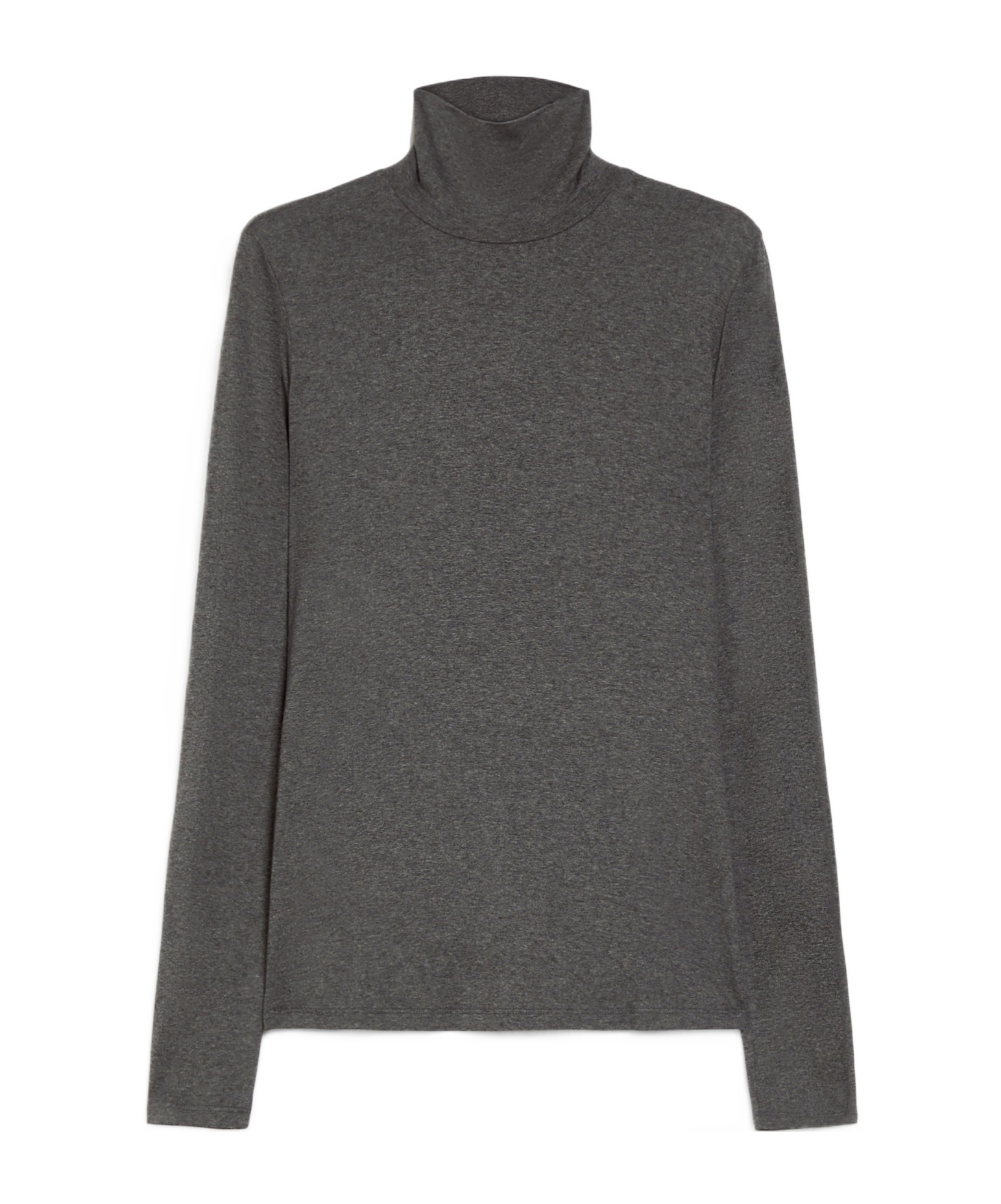 Weekend Max Mara Long Sleeve High Collar T   Shirt In Gray