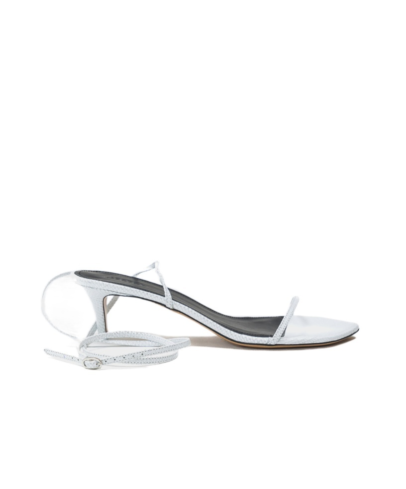 Isabel Marant Open-toed High-heeled Sandals In White