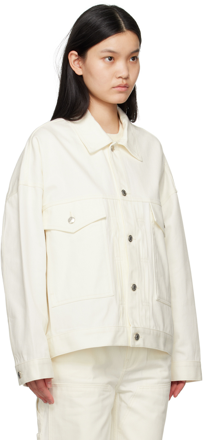 MAISON KITSUNÉ SINGLE-BREASTED DENIM JACKET