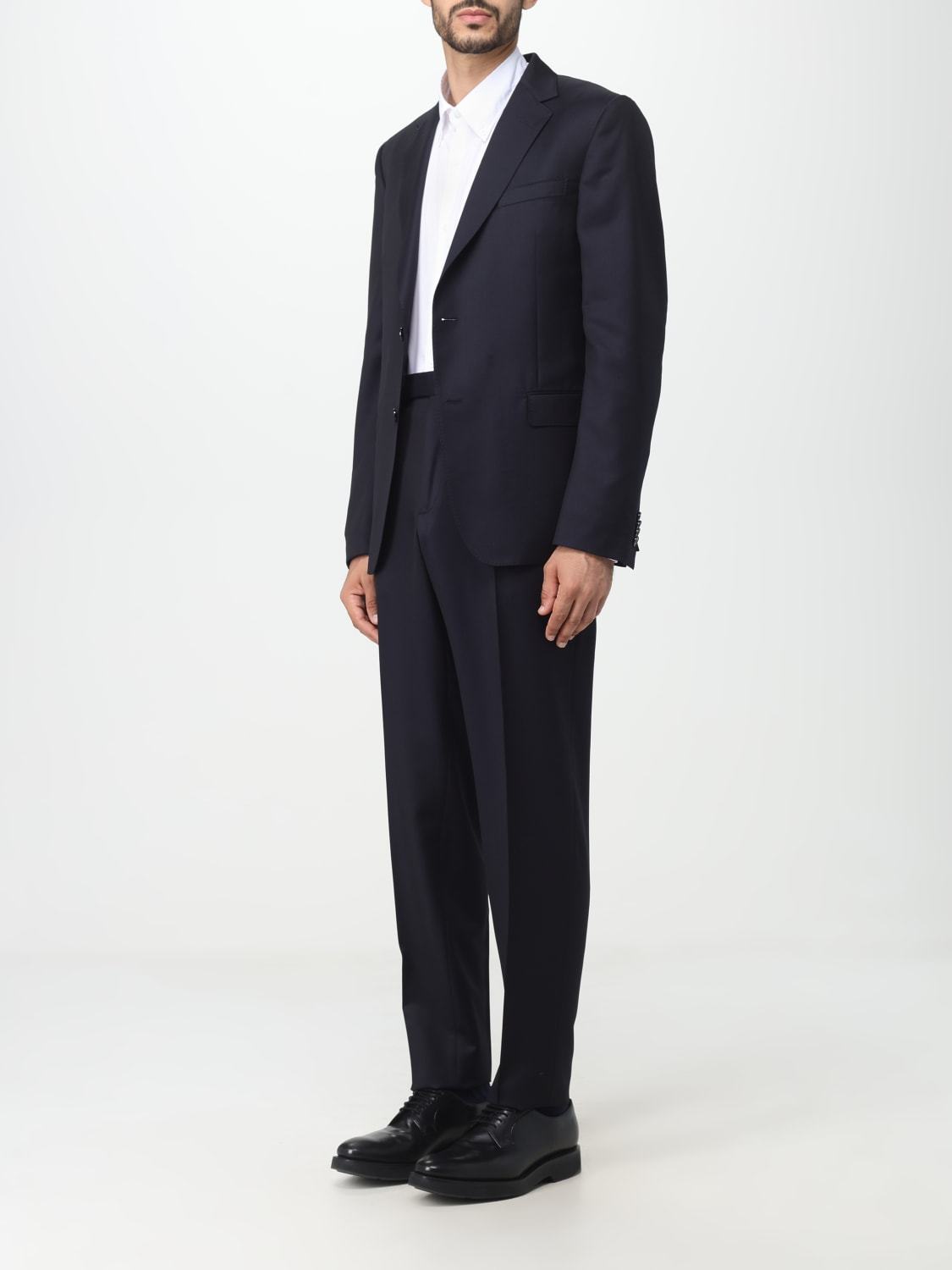 Shop Zegna Z  Single-breasted Tailored Suit In Black