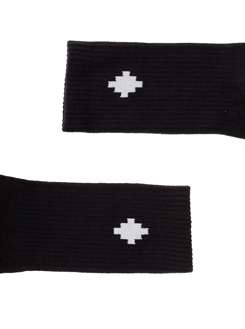 Marcelo Burlon County Of Milan Rib Knitted Socks In Black