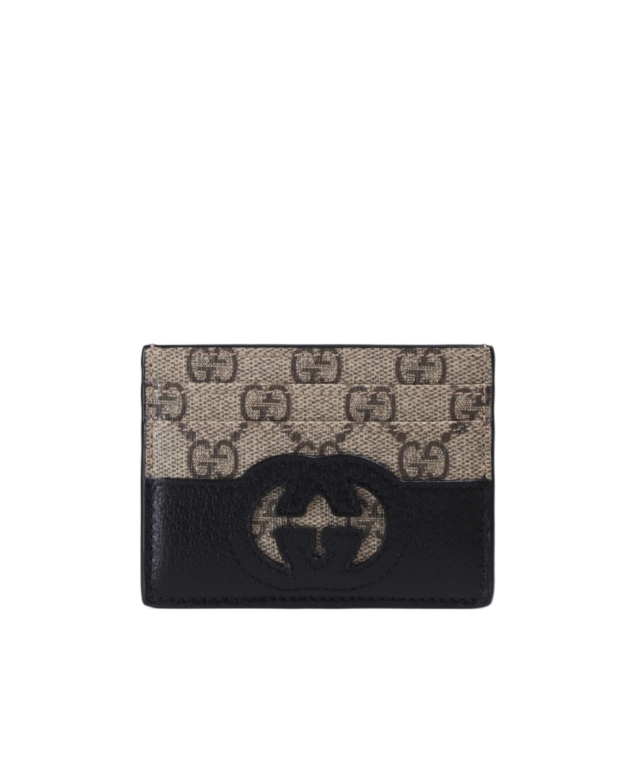 Gucci Logo-print Card Holder In Black