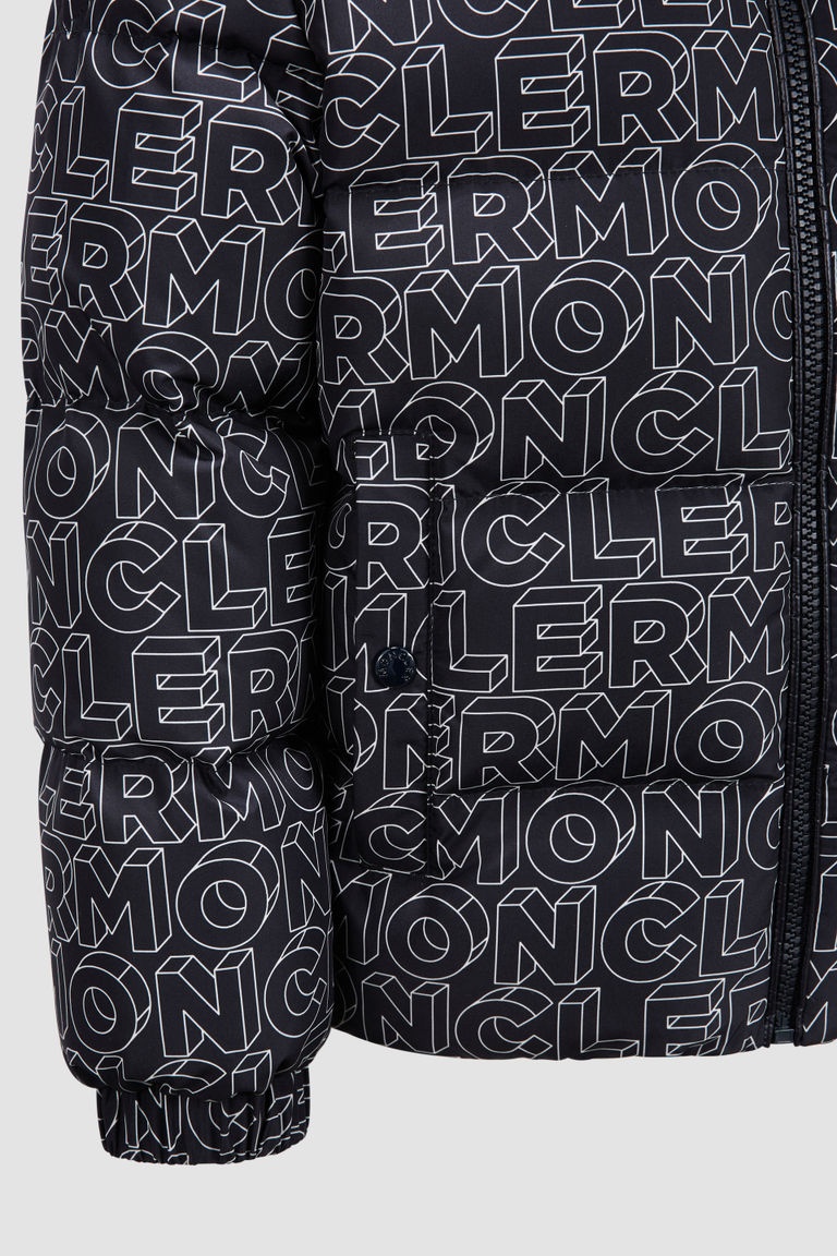 Moncler Enfant Fergus Down Jacket In Black
