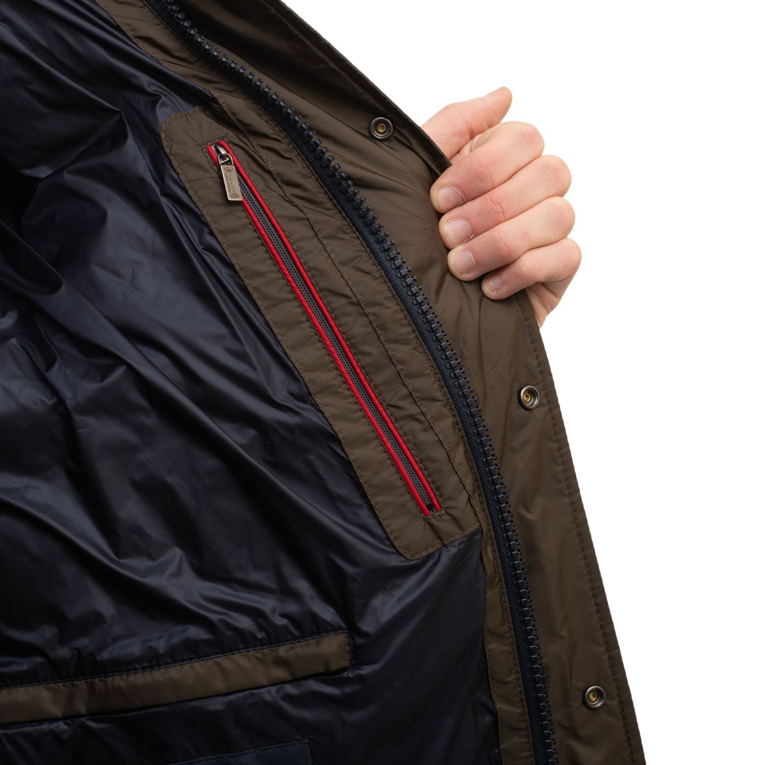 Paul & Shark Long-sleeved Quilted Down Jacket In Black