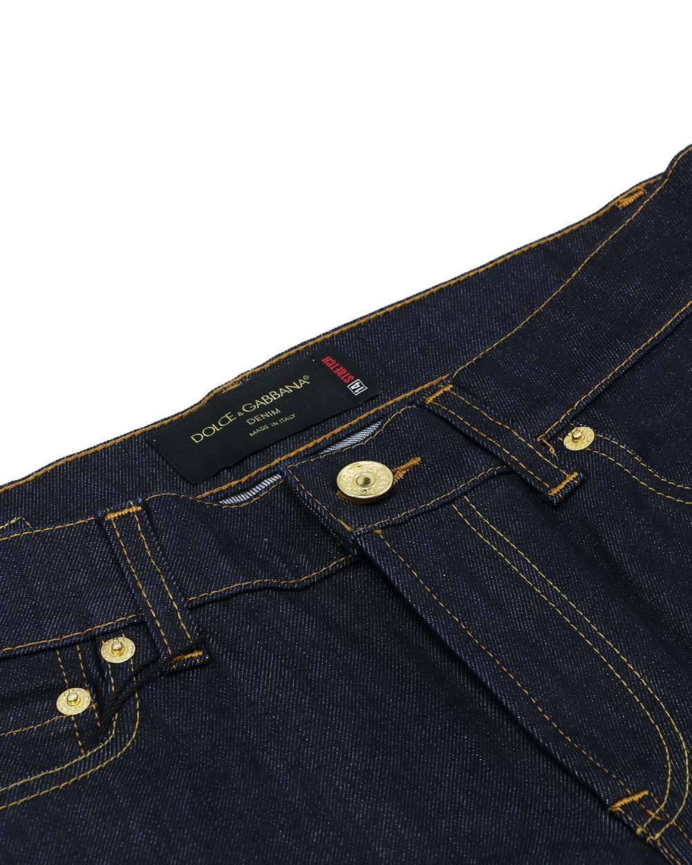Dolce & Gabbana Straight Jeans In Black