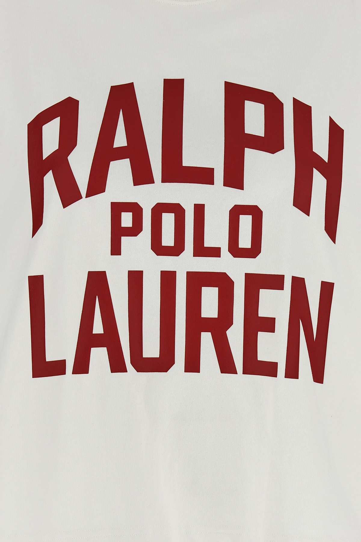 Shop Polo Ralph Lauren Logo-print Cotton T-shirt In White