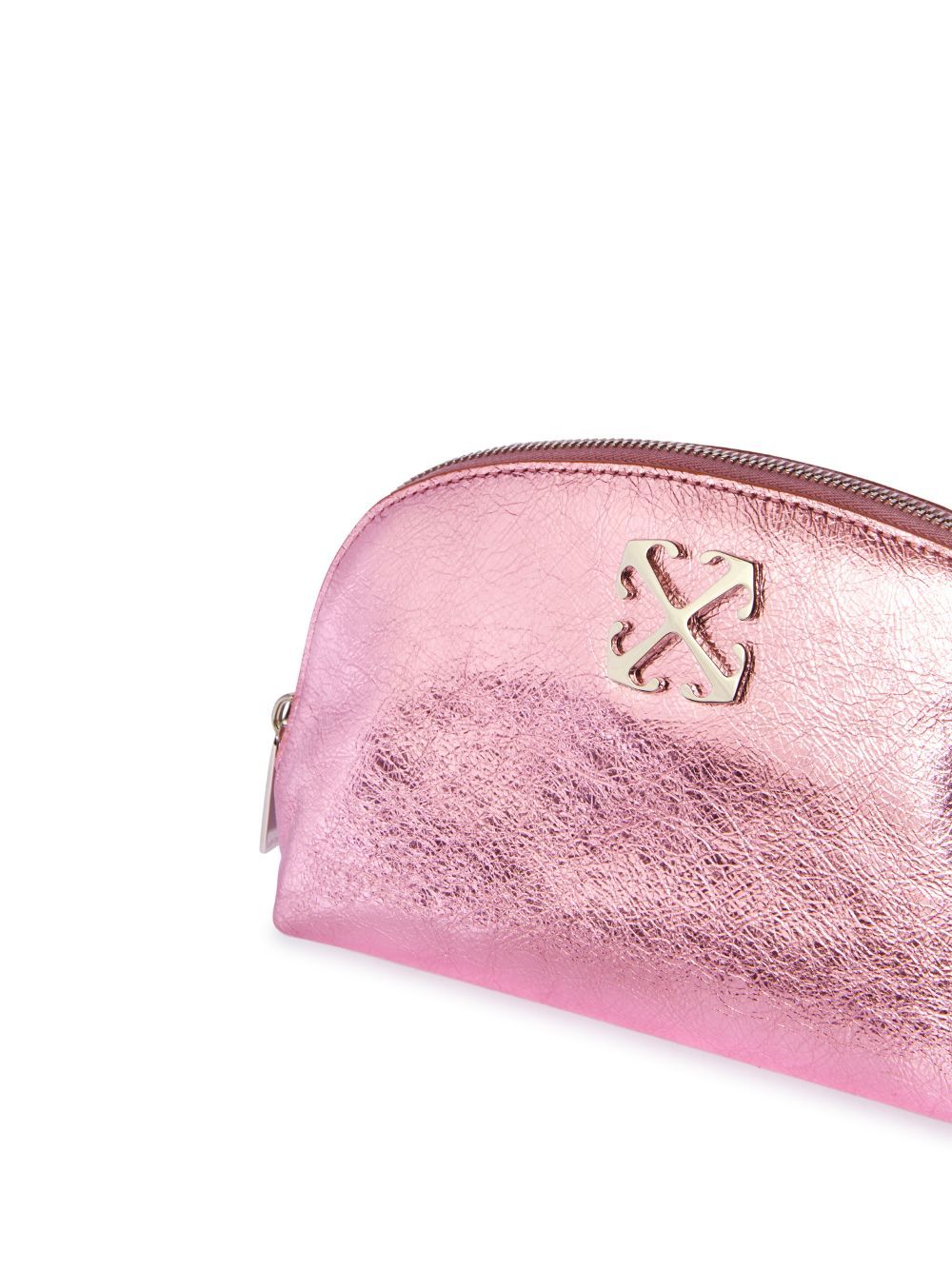 Off-white Arcade Makeup Bag In Pink