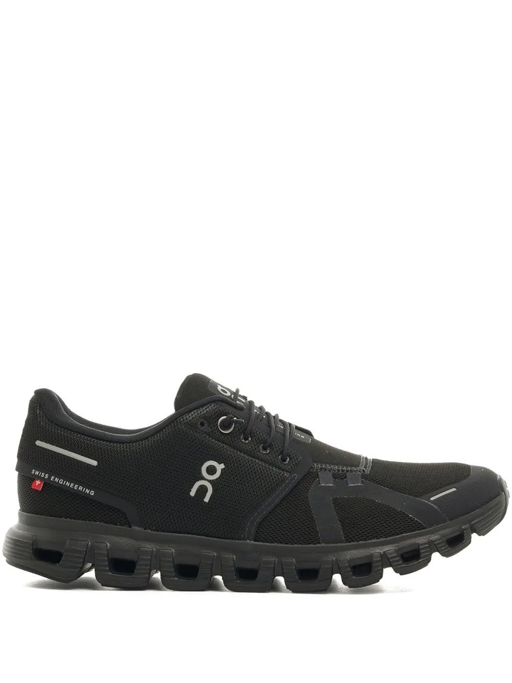On Running Cloud 5 Mens Fitness Running Athletic And Training Shoes In Black