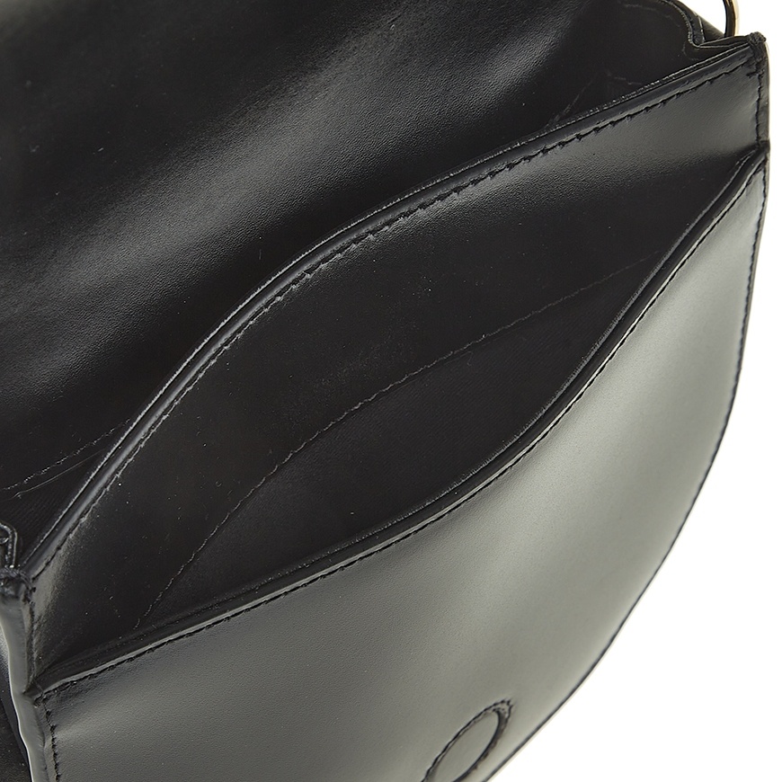 Vivienne Westwood Logo Plaque Cross Body Bag In Black