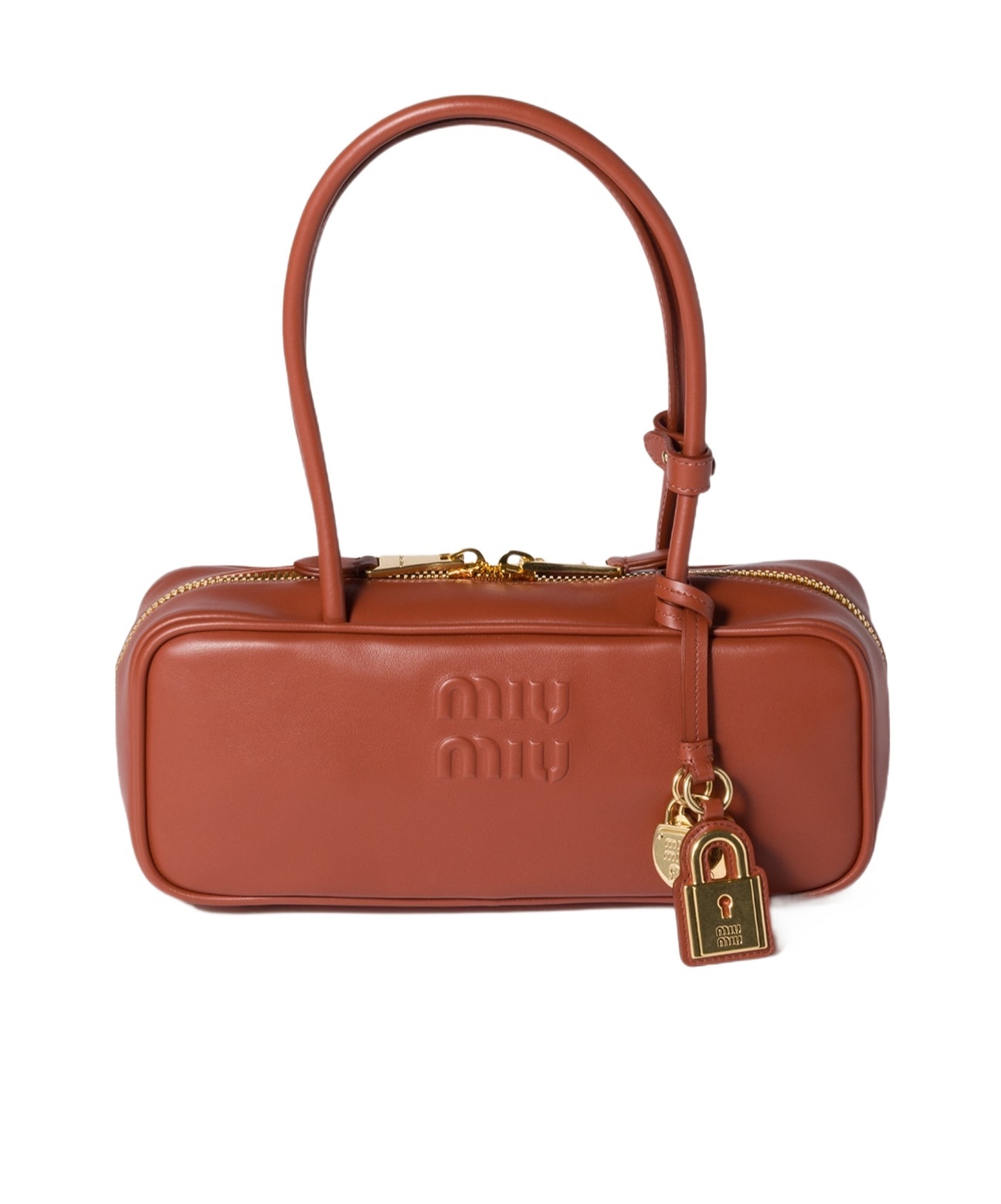 Miu Miu Beau Tote In Brown