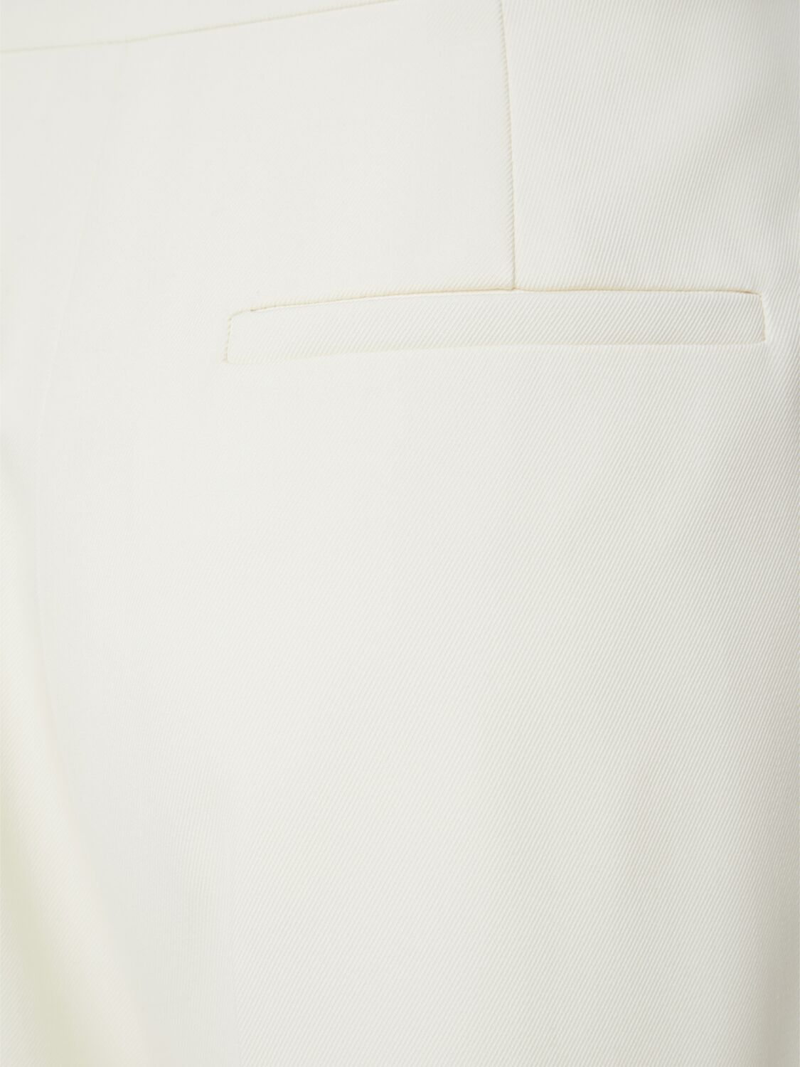 Max Mara Ninfa Gabardine Wide Pants In White