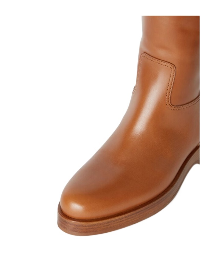 Loro Piana Lupo High Boots In Brown