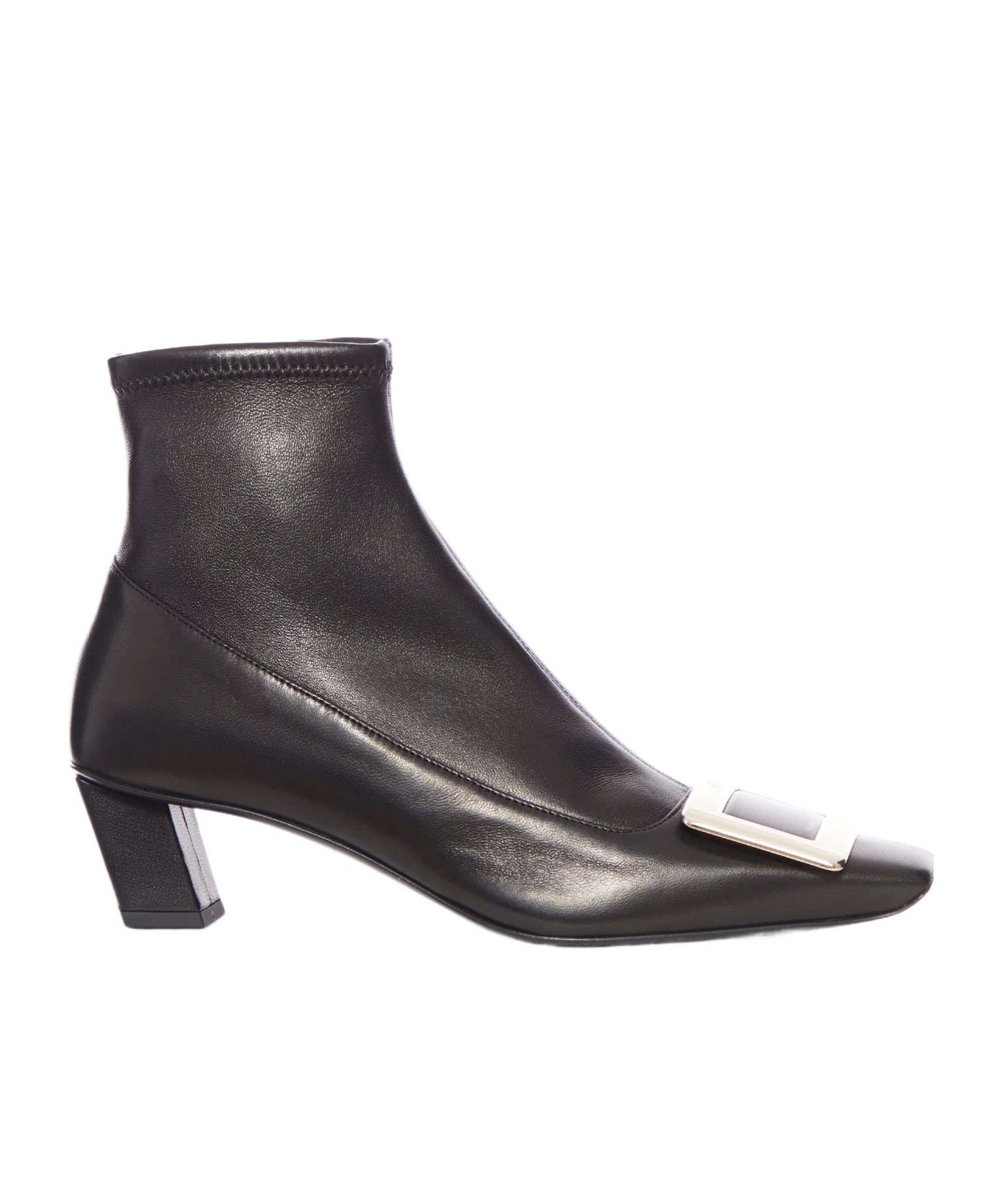 Roger Vivier Belle Vivier Bootie 45 In Black