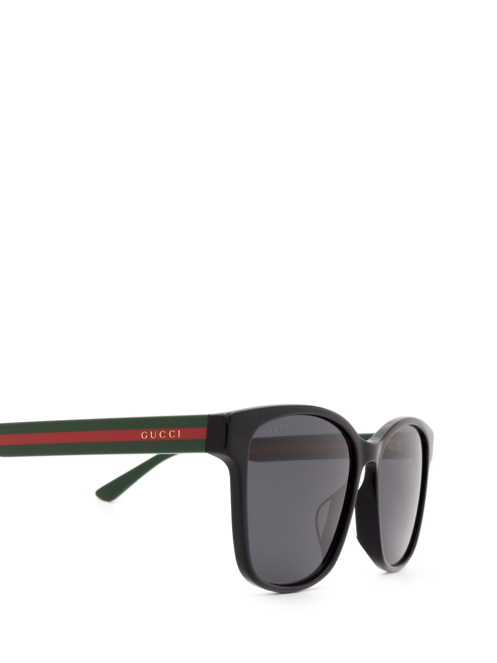 Gucci Striped Square-frame Sunglasses In White