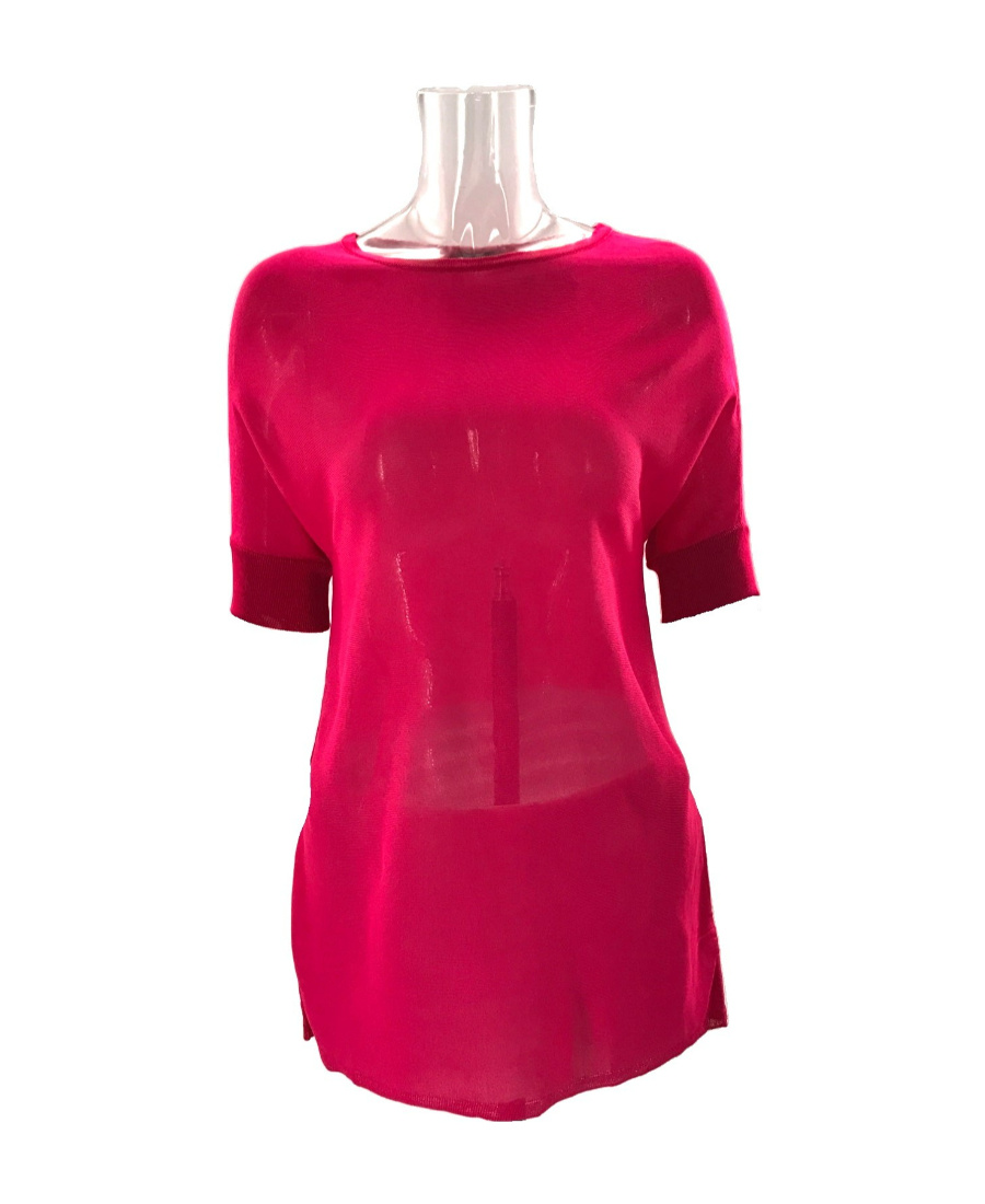 Max Mara Short-sleeved Sweater In Red