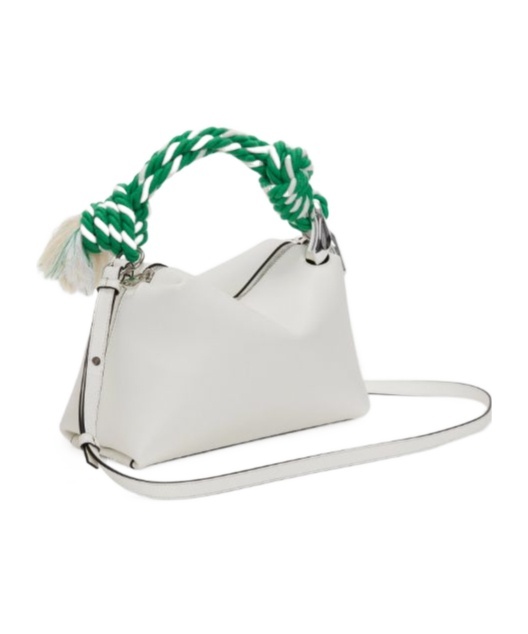 Jw Anderson Corner Crossbody Bag In White