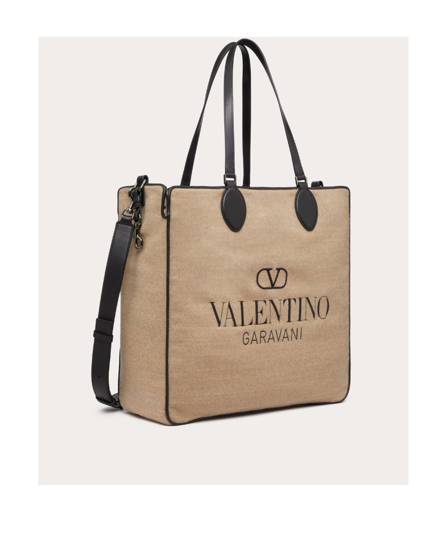 Valentino Garavani Toile Iconographe Reversible Tote Bag Men In Nude