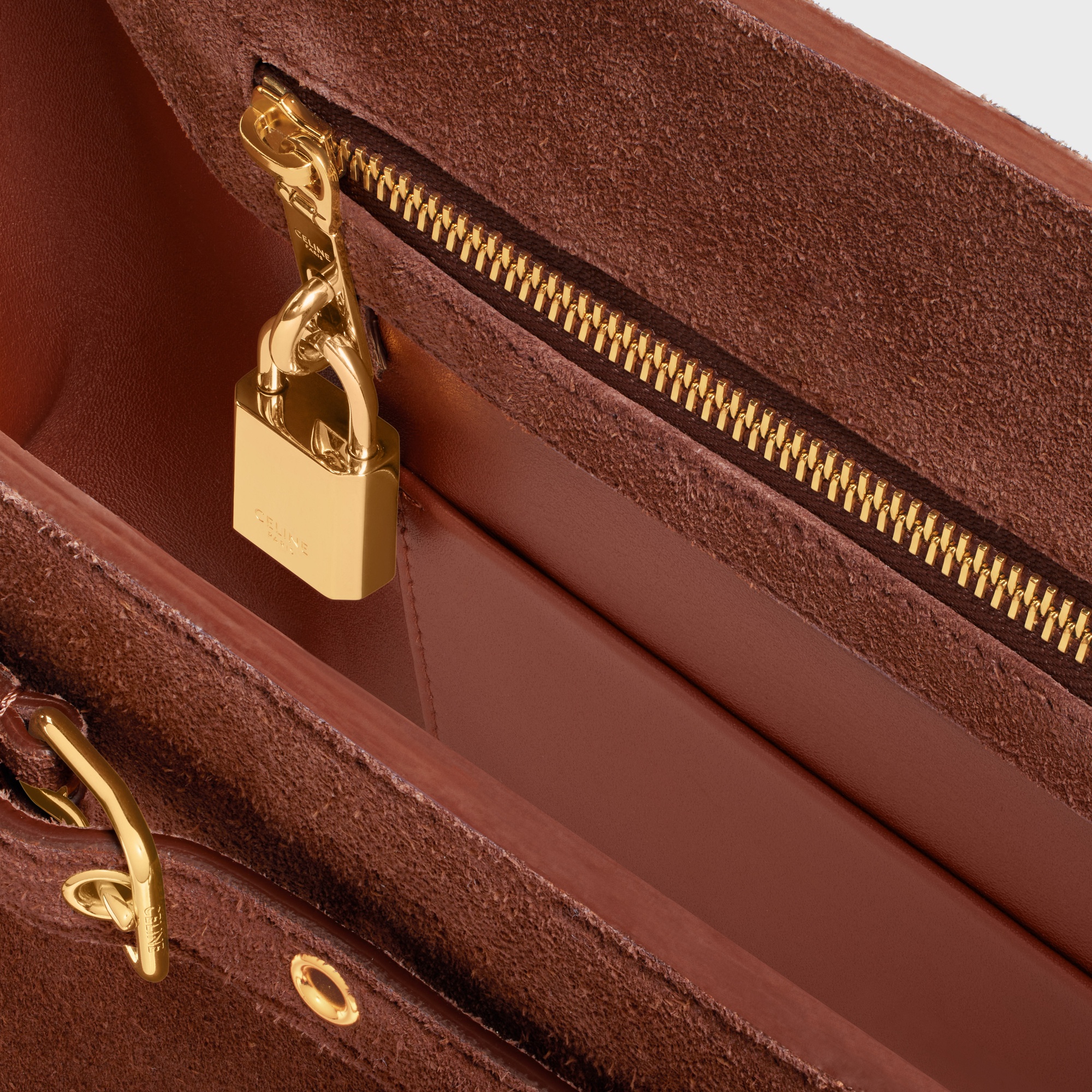 Celine Conti Handbag In Brown