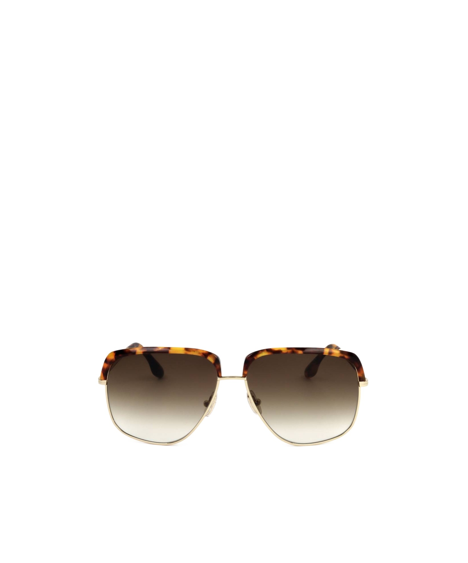 Victoria Beckham Square-frame Sunglasses In Brown