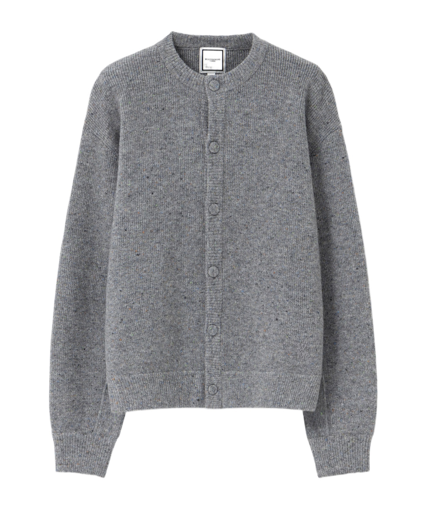 Wooyoungmi Long Sleeve Cardigan In Gray