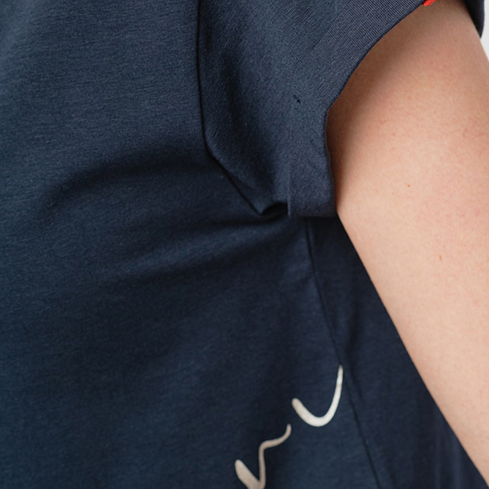 EA7 ROUND NECK STRIPED T-SHIRT 