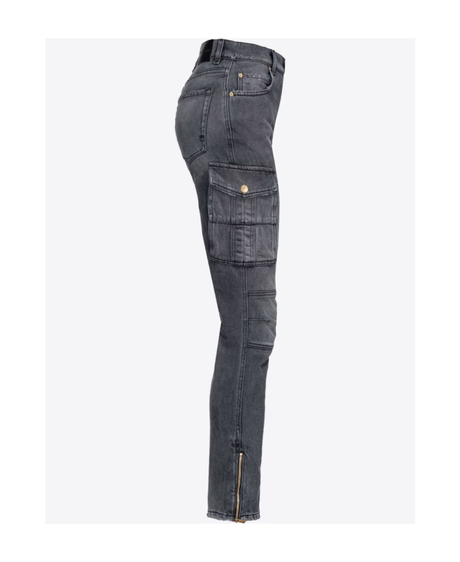 Pinko High-rise Skinny Jeans In Black