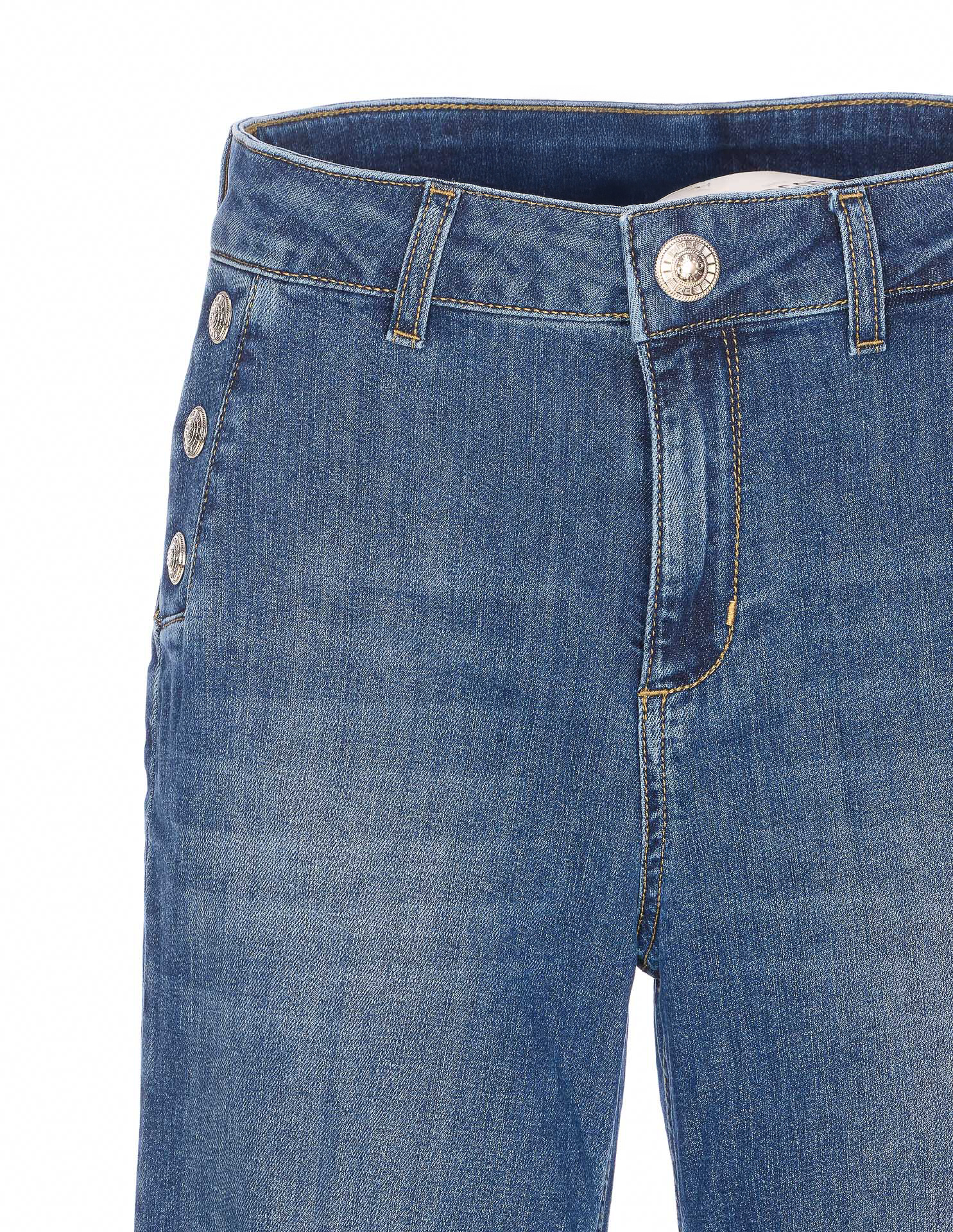 Liu •jo Liu Jo Button Detail Flared Jeans In Blue