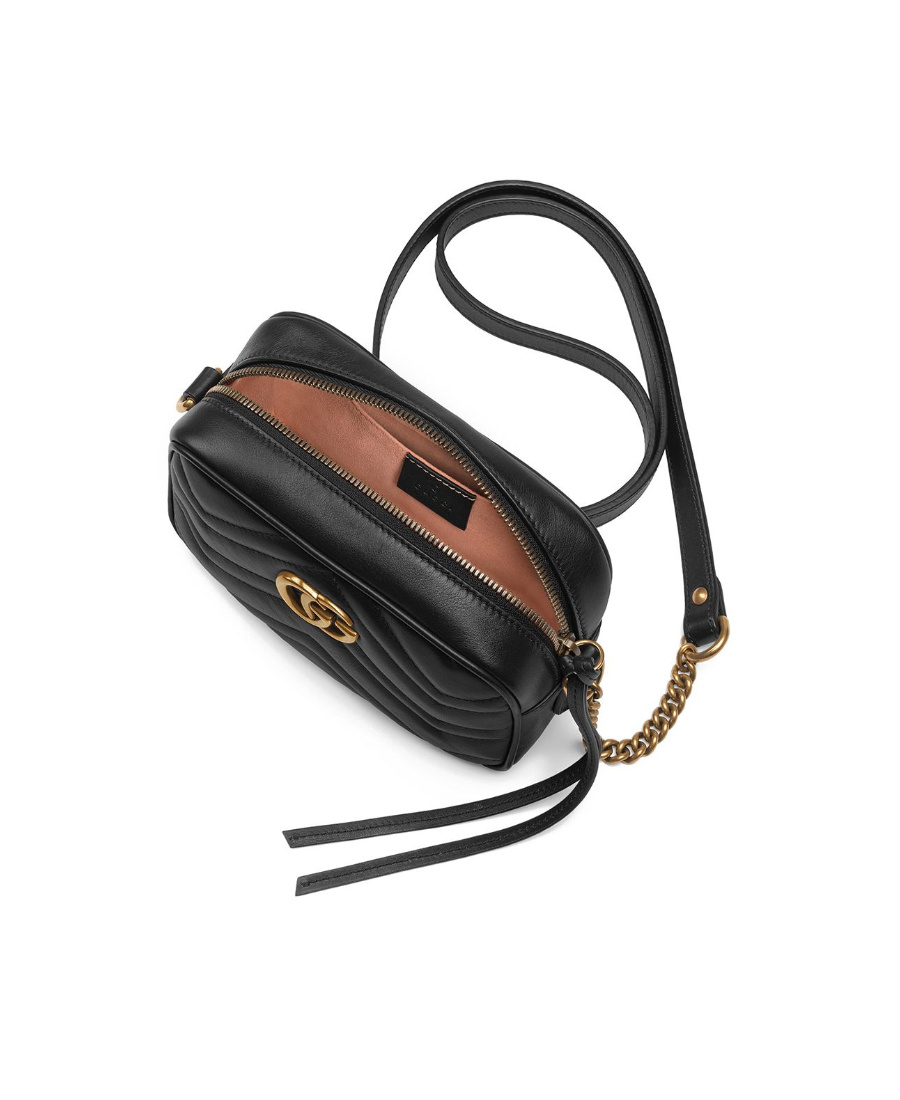 Gucci Gg Marmont Shoulder Bag In Black
