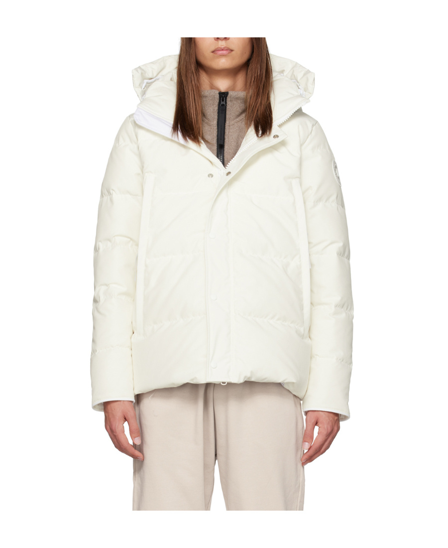 Canada Goose White Humanature Wyndham Down Jacket In White