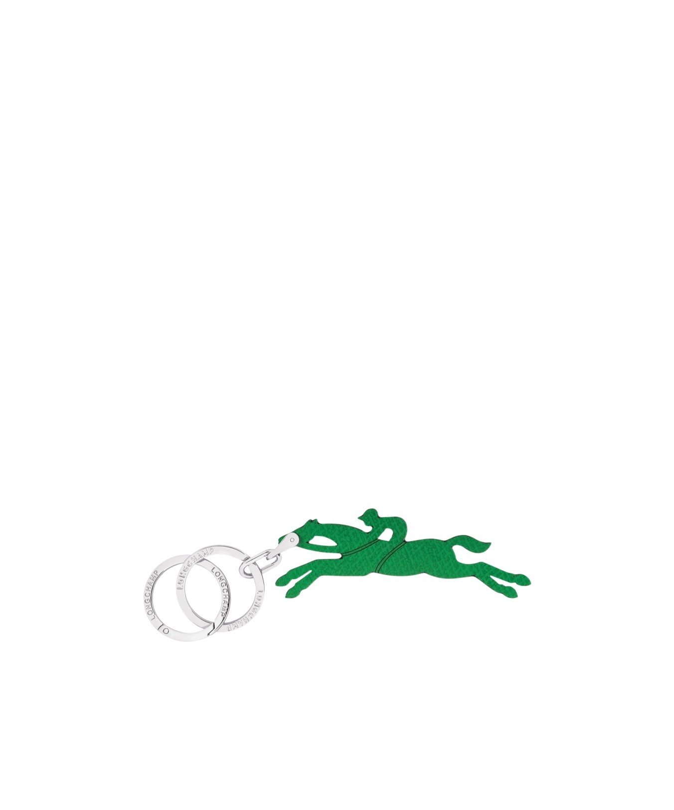 Longchamp Le Pliage Keychain In Green