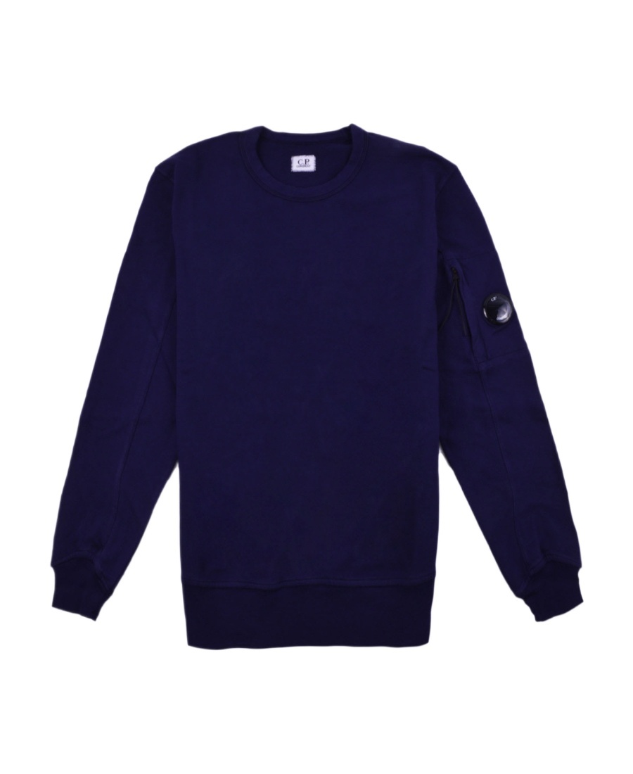 C.p. Company Round-necked Sweater In Black