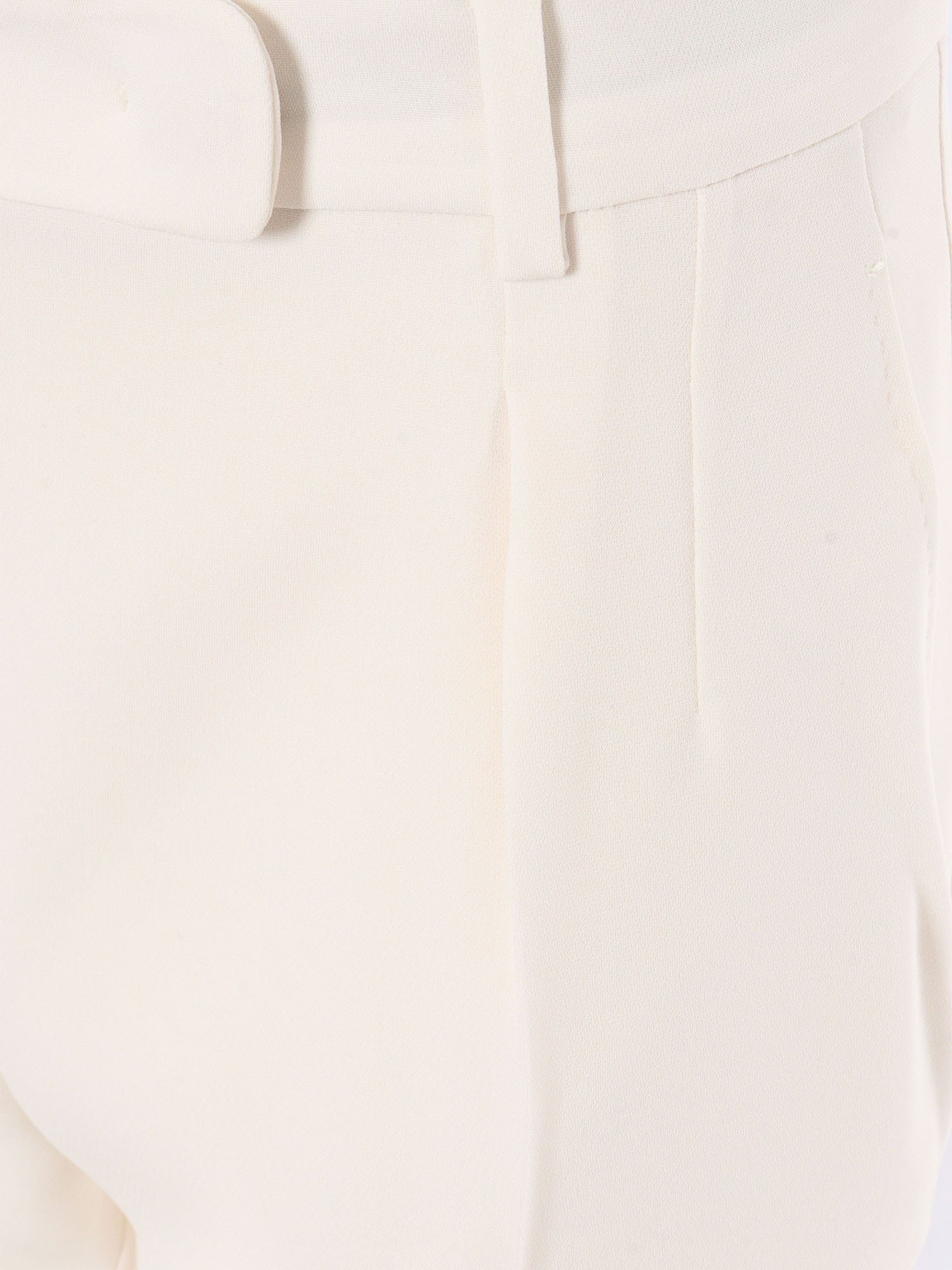 Max Mara Belt-loop Casual Pants In White