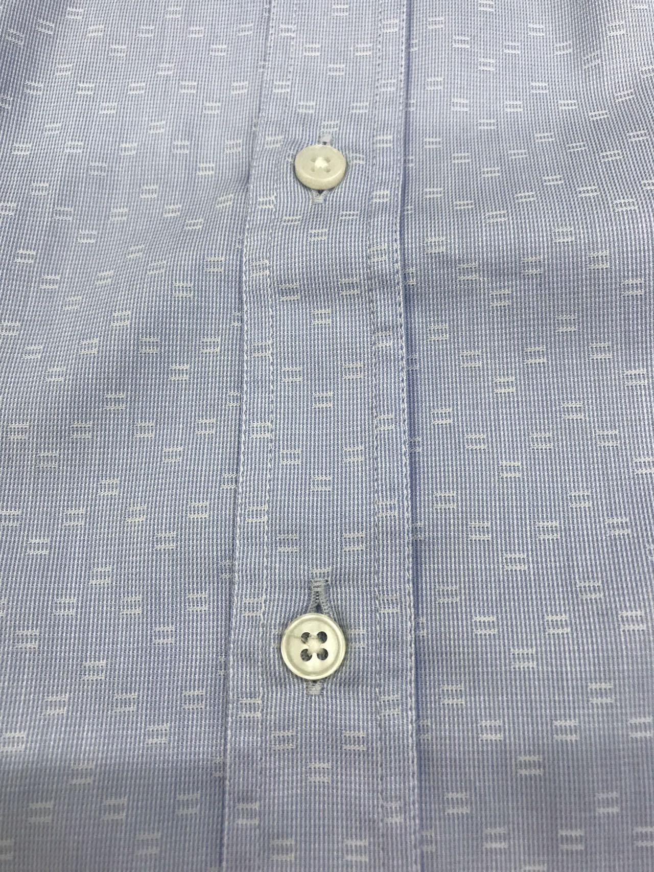 Armani Collezioni Logo Detail Shirt In Blue