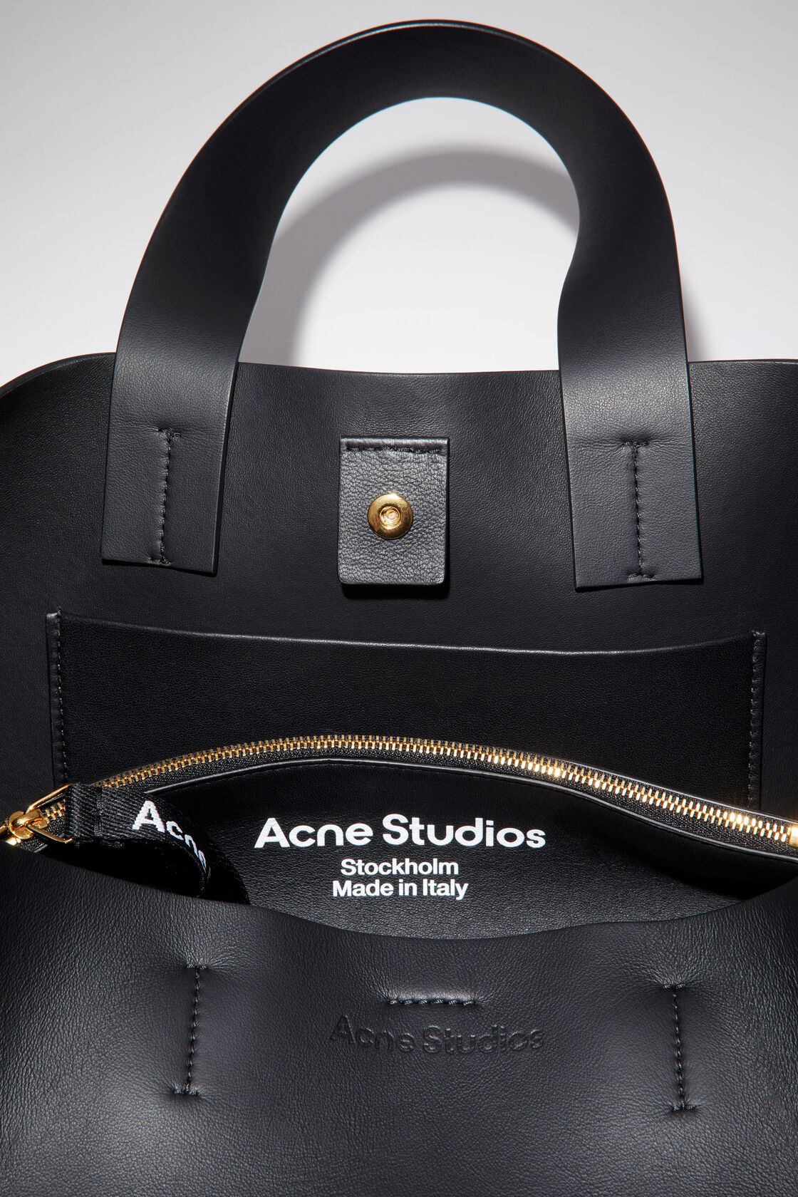 Acne Studios Knotted Shoulder Bag In Black