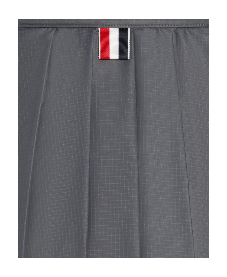 THOM BROWNE PLEATED MIDI SKIRT