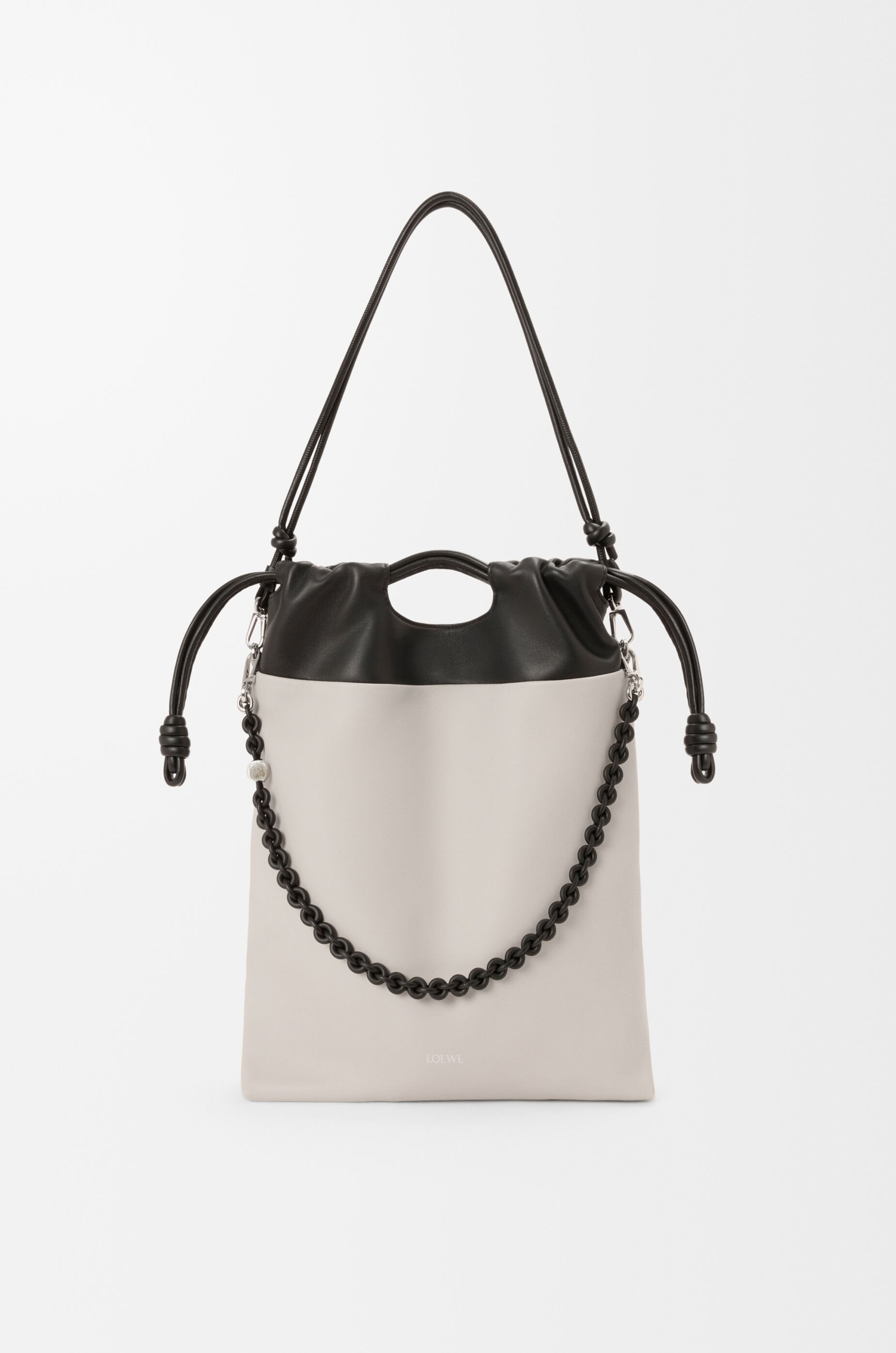 Loewe Flamenco Shoulder Bag In White