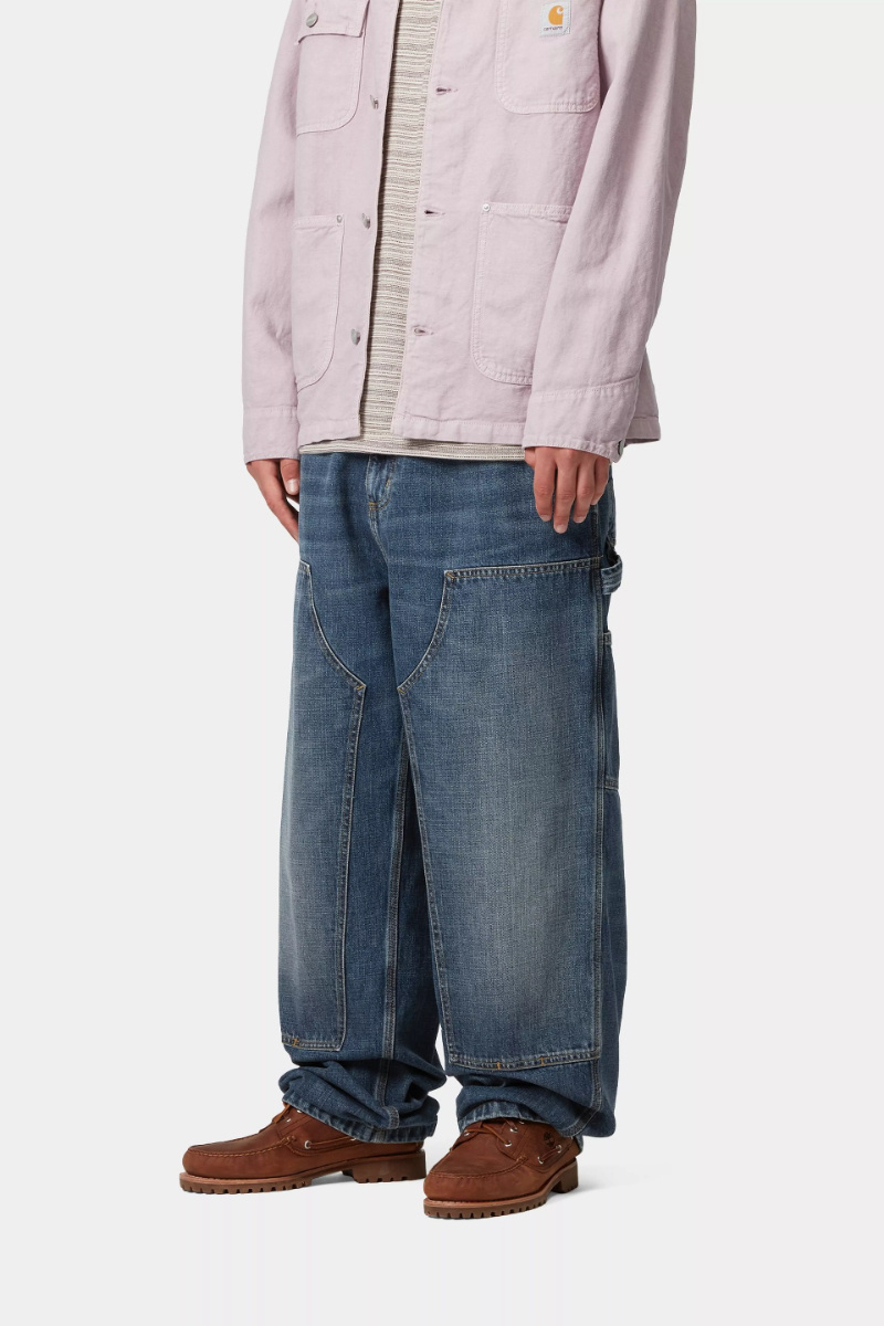 Carhartt Og Double Knee Denim Jeans In Blue
