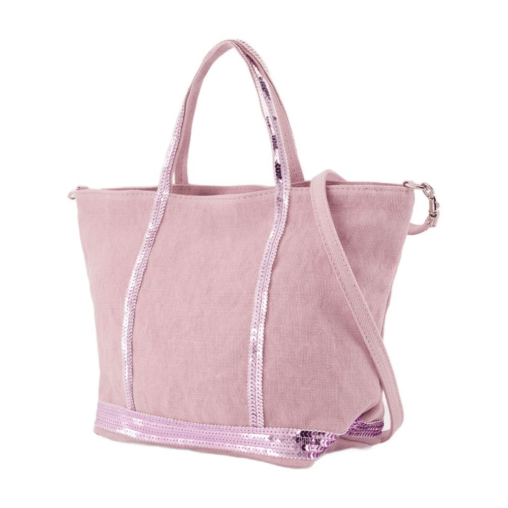 Vanessa Bruno Sequined Shoulder Bag In Pink
