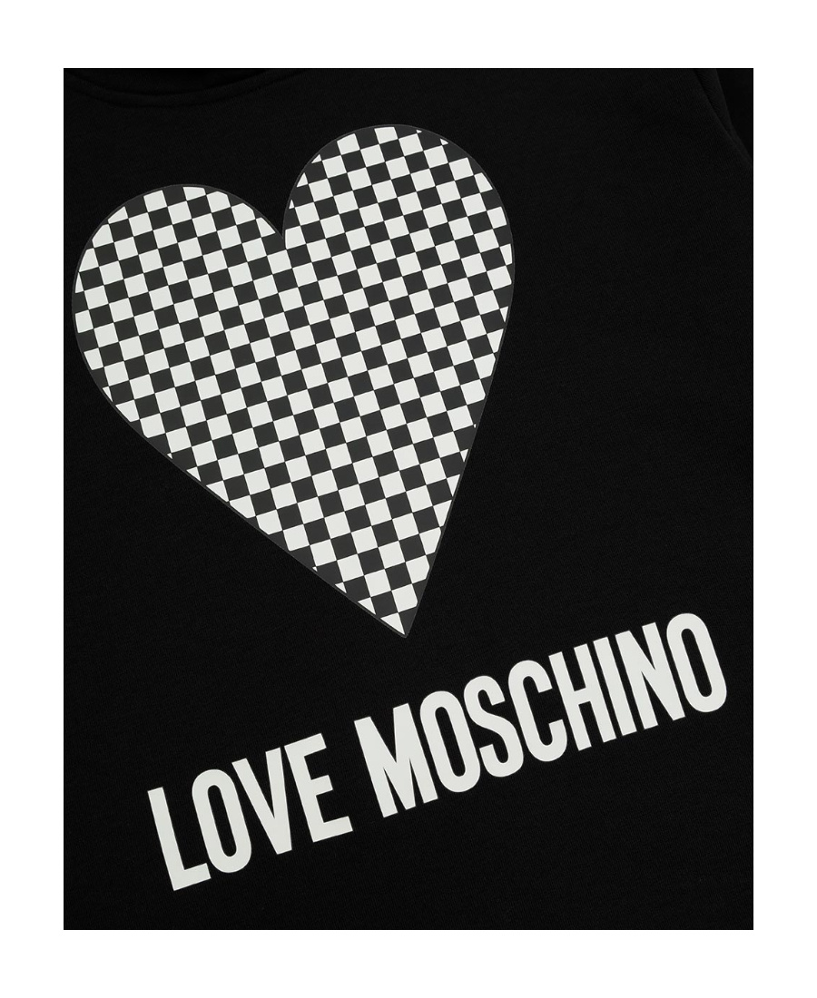 MOSCHINO LOGO HOODED SWEATER