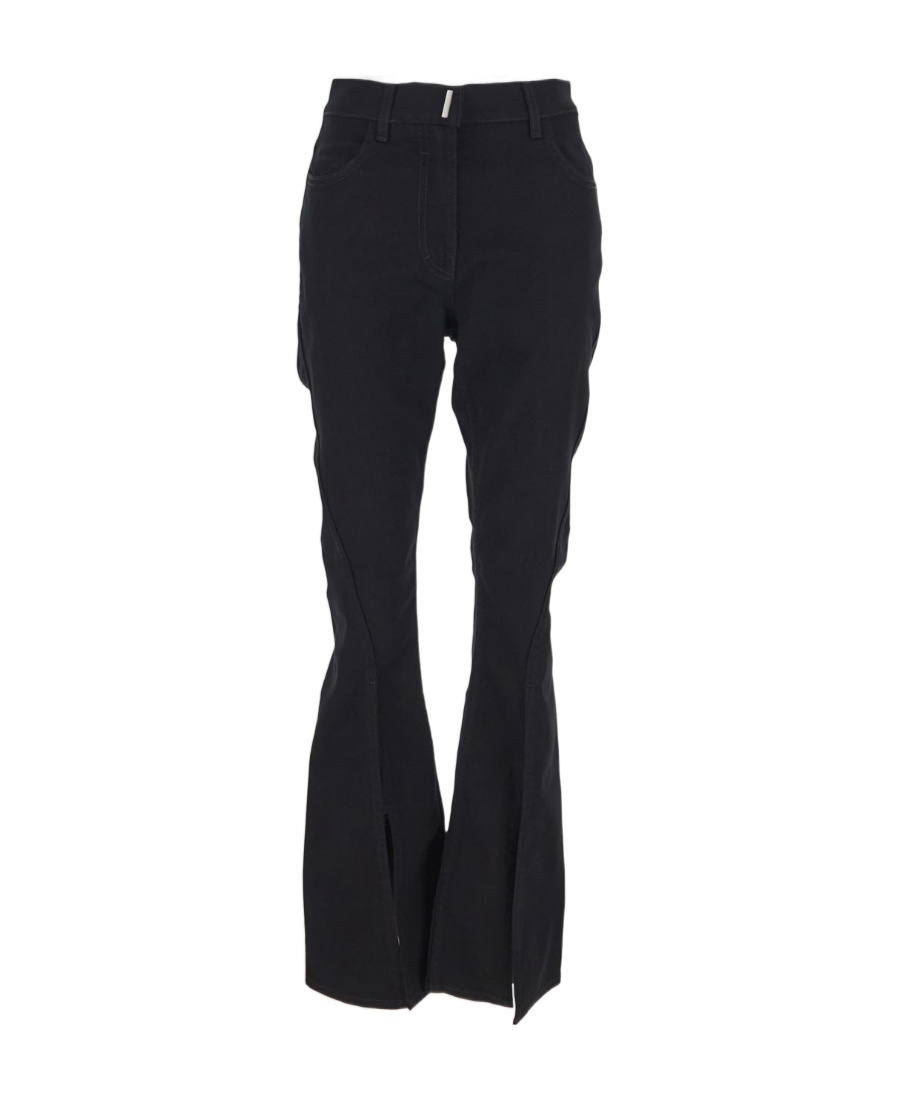 Givenchy High-waisted Flared Jeans In Black