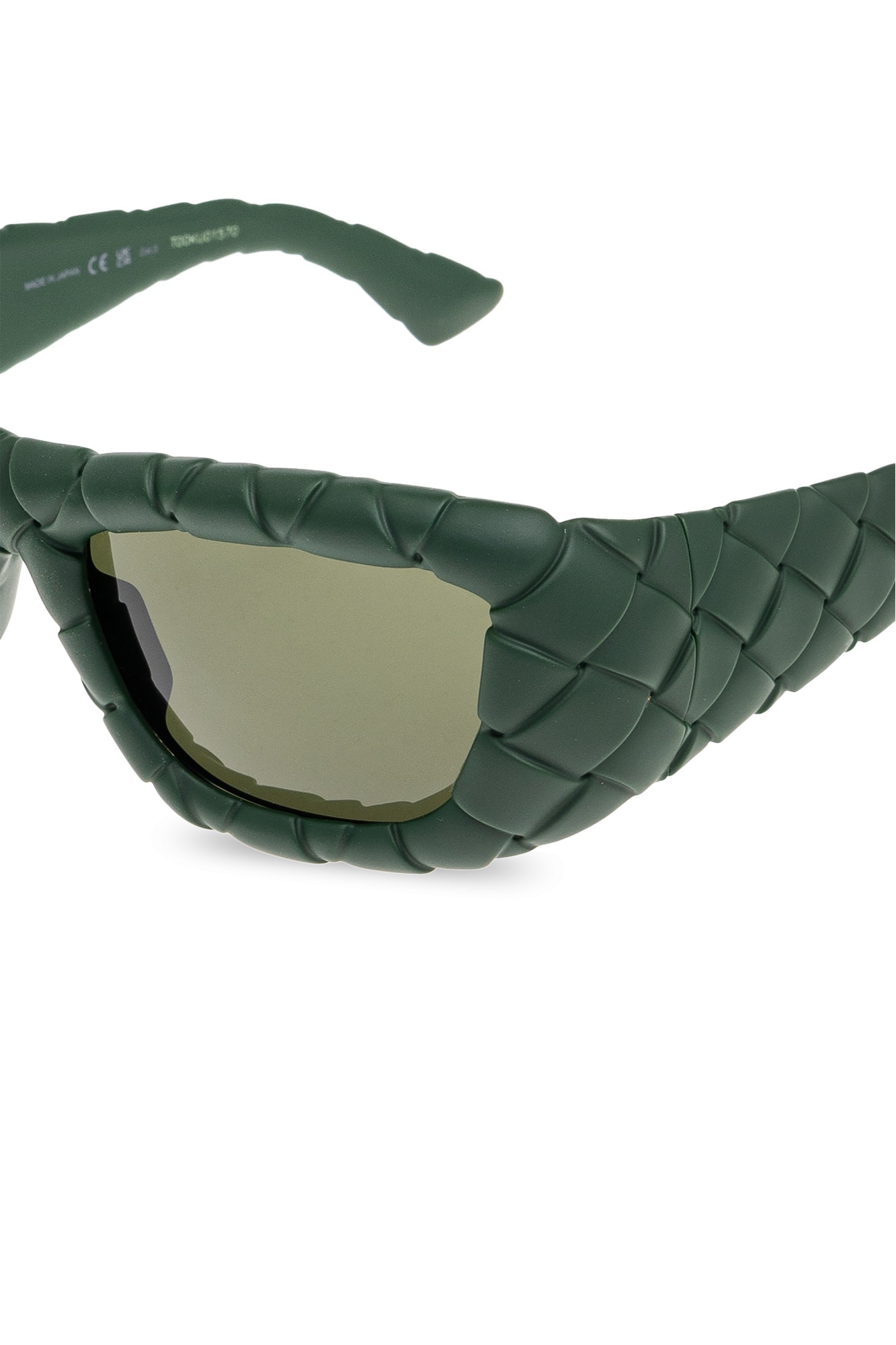 Bottega Veneta Full-frame Sunglasses In Green